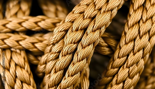 a close up of a rope that is brown