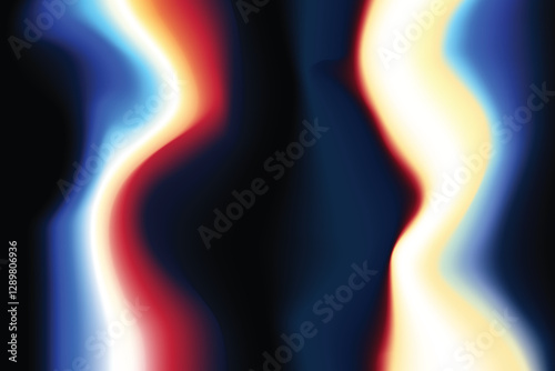 Holographic Dreamscapes Abstract Iridescence Holo Background Pastel Gradient. Trendy Modern Design Gradient Futuristic Iridescent Background