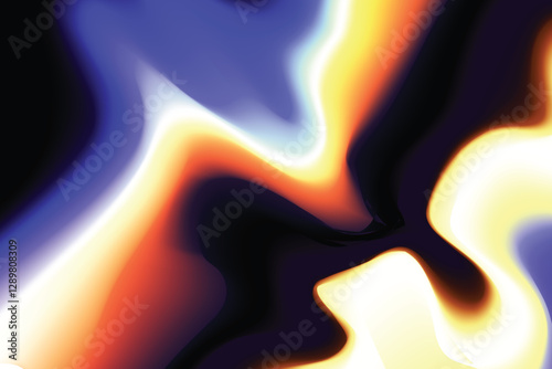 Holographic Dreamscapes Abstract Iridescence Holo Background Pastel Gradient. Trendy Modern Design Gradient Futuristic Iridescent Background