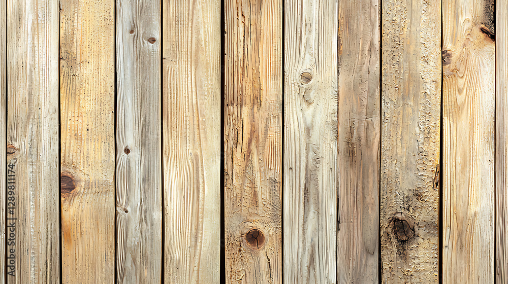 A wooden wall with many different sized boards. generated using AI A wooden wall with many different sized boards. generated using AI