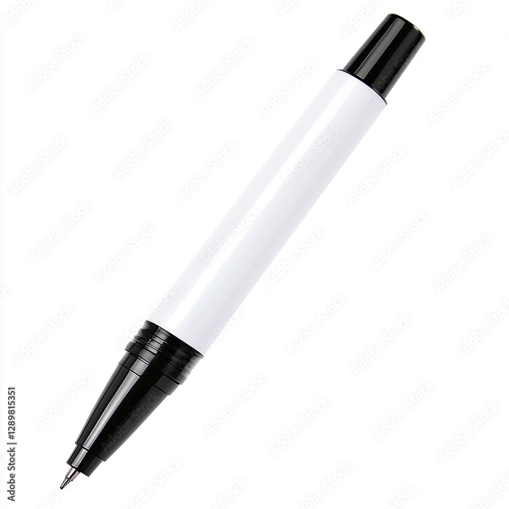 Flawless Picture of a Photo Marker Pen, Isolated on a White Background Flawless Picture of a Photo Marker Pen, Isolated on a White Background