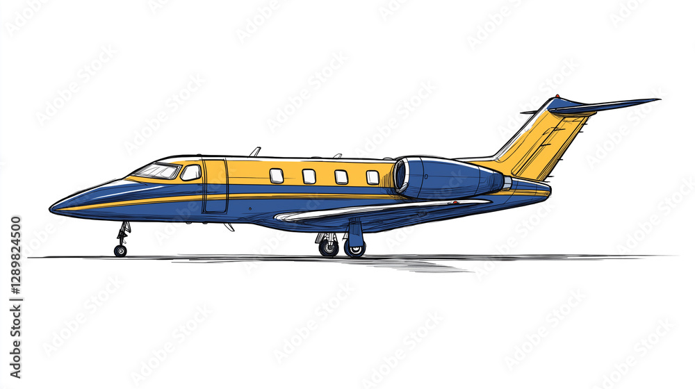 Private Jet Sketch Private Jet Sketch