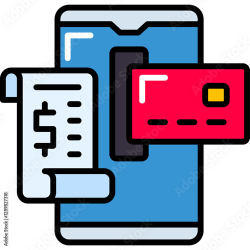 online payment mobile phone icon