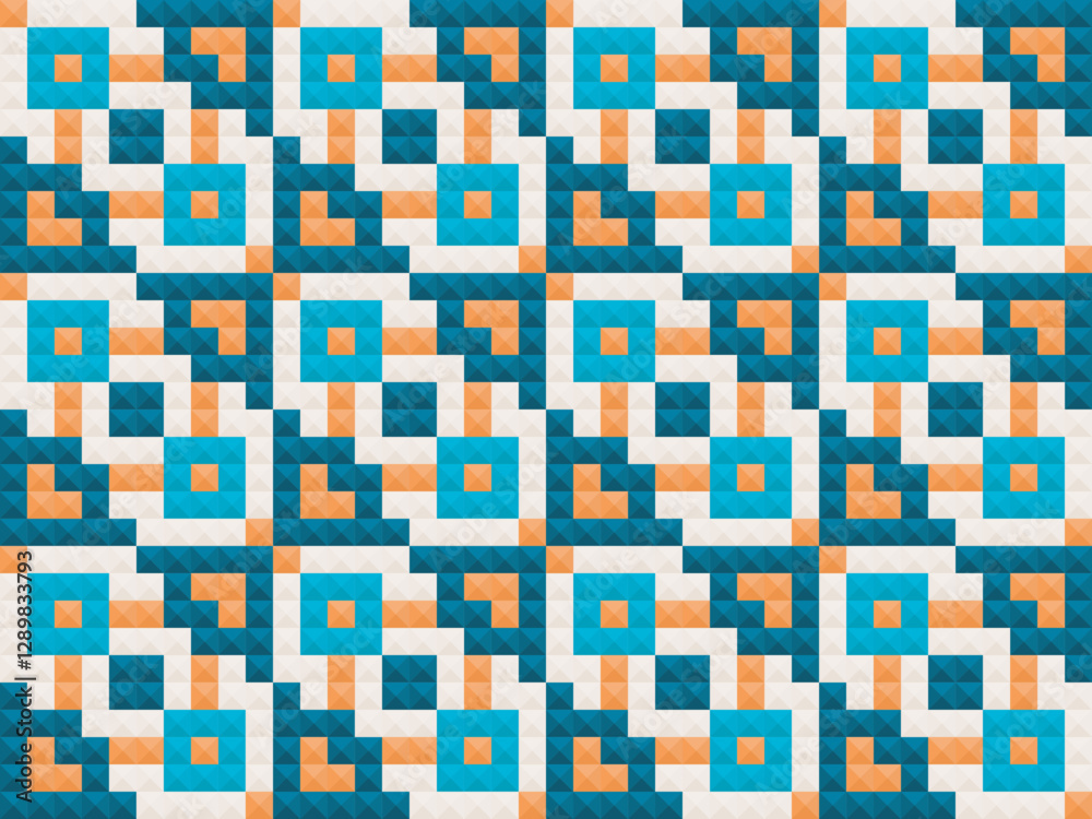Fototapeta premium seamless traditional woven pattern called Anyaman