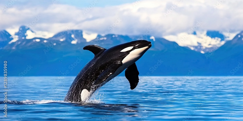Obraz premium alaska tourism concept showcasing the state's natural beauty
