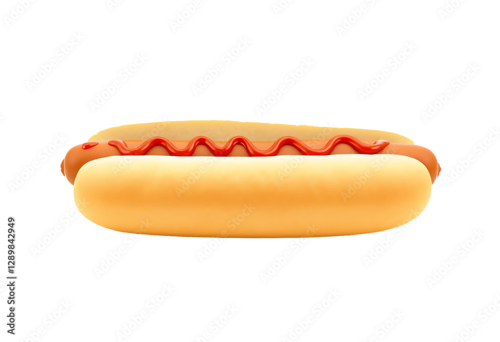 Classic Hot Dog with Ketchup Classic Hot Dog with Ketchup