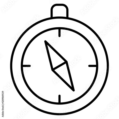 Free Download Compass  Icon Element For Design - GFXLoad