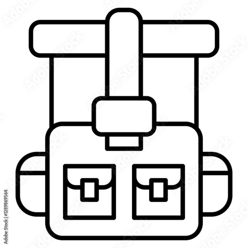 Bagpack  Icon Element For Design