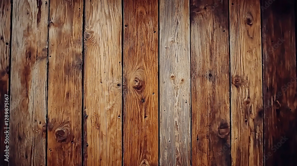 Naklejka premium A wooden background with a lot of wood grain. generated using AI
