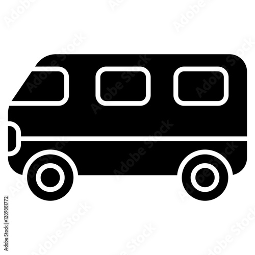 Van  Icon Element For Design