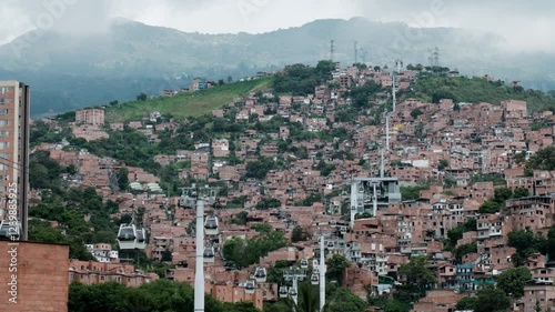 Medellín Cable Car Public Transport in the City