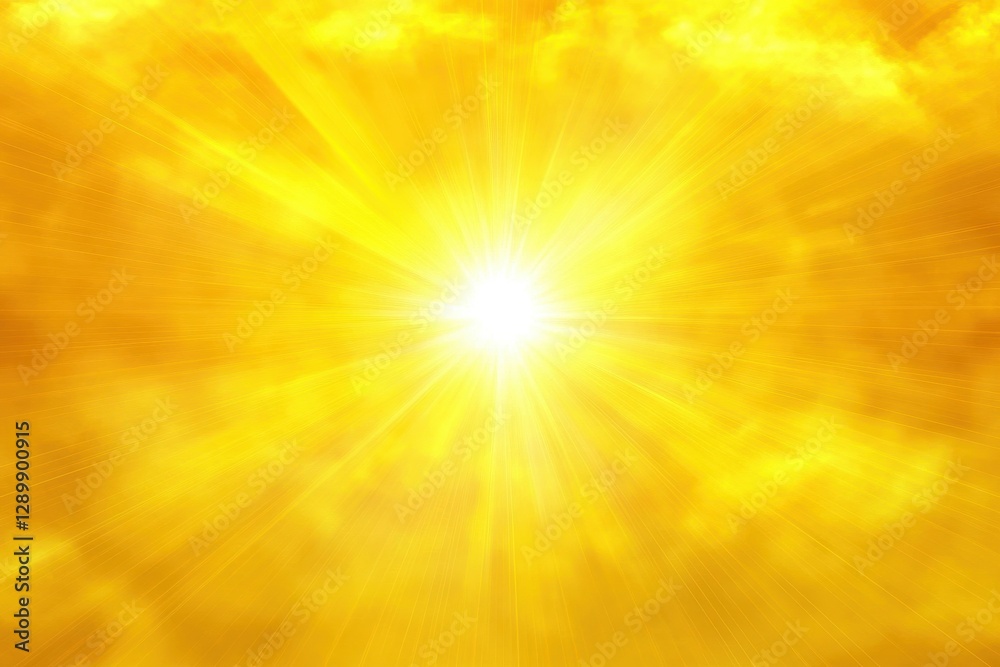 Obraz premium Bright Warm Goldenrod Background with Faint Grain Texture