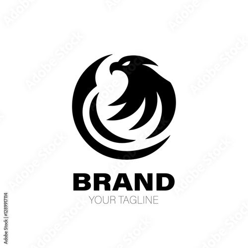 Sea Eagle Logo. Sea Eagle Logo Design. Sea Eagle Logo Brand. Sea Eagle Logo Vector Design Isolated on White Background