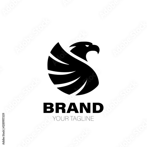 Sea Eagle Logo. Sea Eagle Logo Design. Sea Eagle Logo Brand. Sea Eagle Logo Vector Design Isolated on White Background