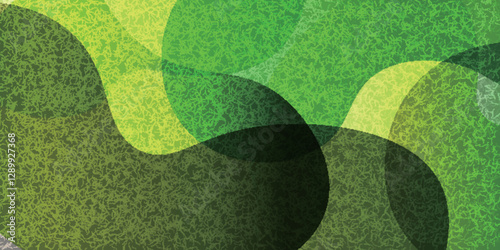 新緑　幾何学　模様　背景　