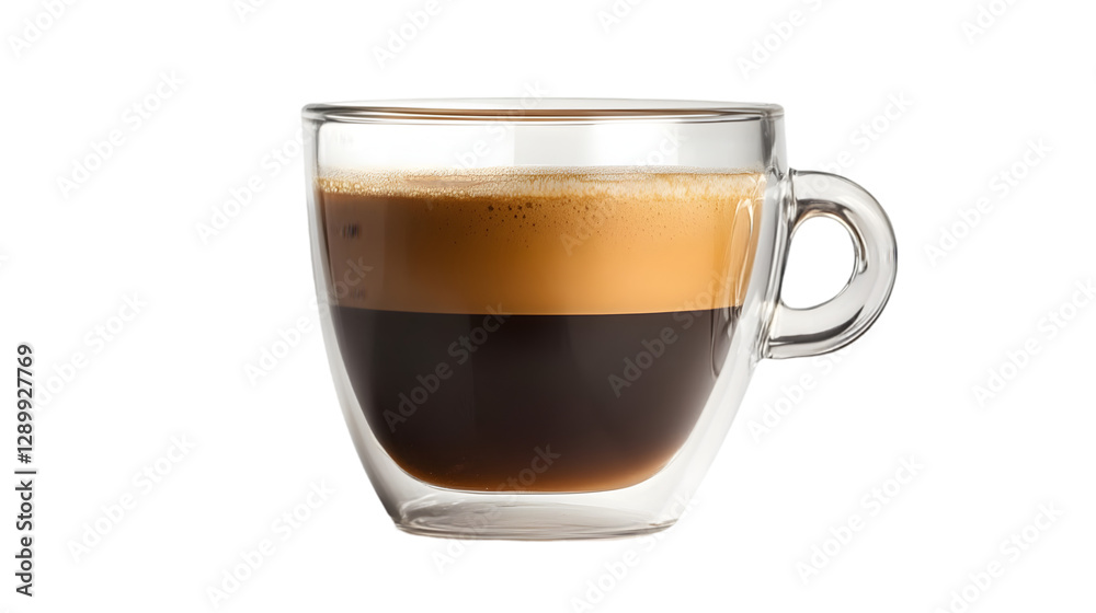side view of coffee transparent isolated on white png