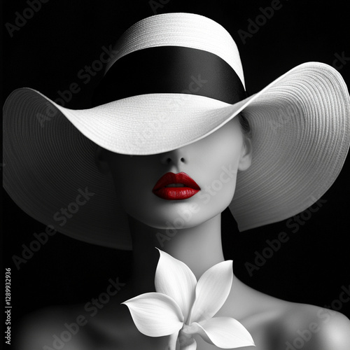 woman with hat