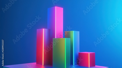 Several vibrant rectangular shapes are arranged in a dynamic arrangement Free Download Several vibrant rectangular shapes are arranged in a dynamic arrangement - GFXLoad