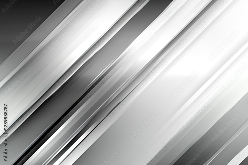 Fototapeta premium Abstract grey diagonal lines background; website, presentation design