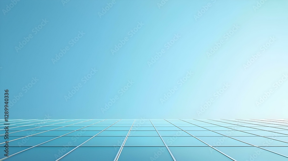Obraz premium A clean minimalist image of solar panels