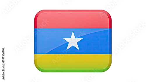 Free Download Flat Style Flag Icon for Mobile App Design, Simple Pictogram Logo, Vector Illustration Isolated on White Background, Perfect for UI/UX and Graphic Design Projects - GFXLoad