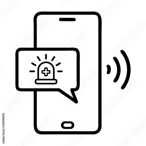 Medical Alert Mobile Notification Icon