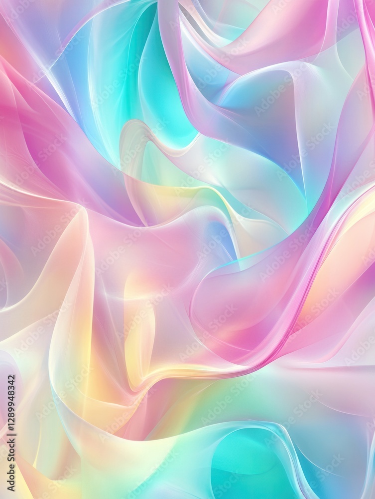 Ethereal Abstract Background with Flowing Pastel Waves Dreamy, Smooth, and Colorful Texture Ethereal Abstract Background with Flowing Pastel Waves Dreamy, Smooth, and Colorful Texture