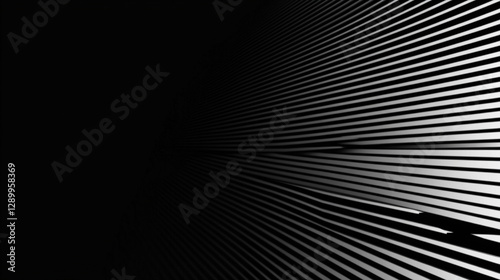 Wallpaper Mural Abstract black and white design with radiating lines. Torontodigital.ca