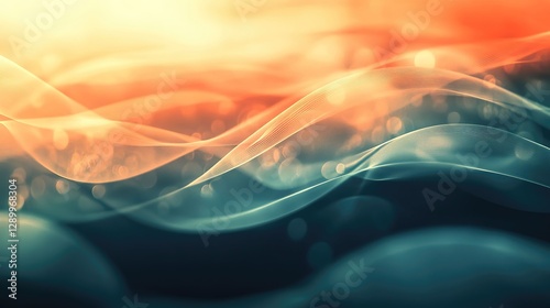 Abstract geometric shapes symbolize streamlined business process optimization and efficiency.