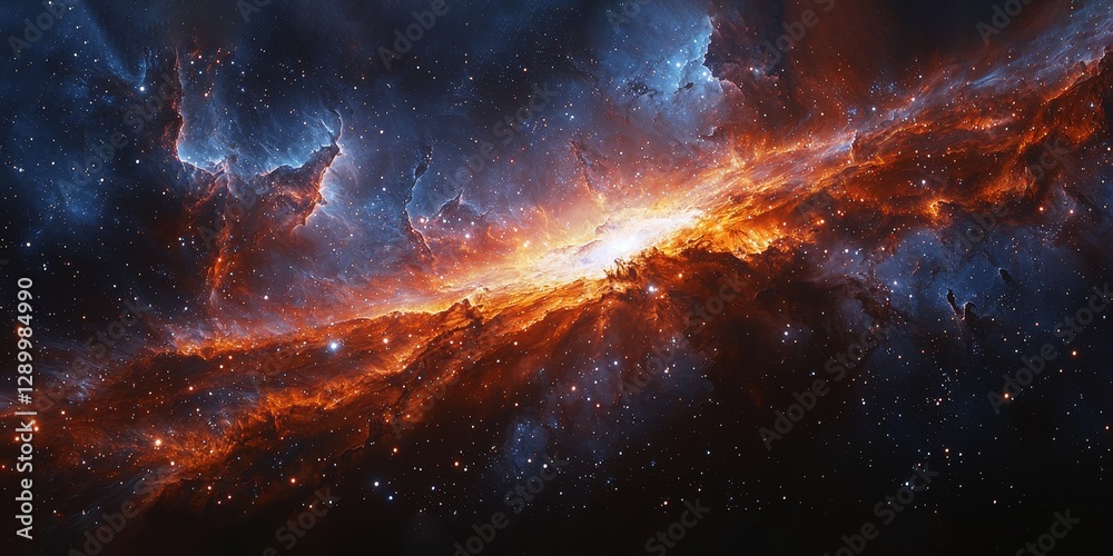 Fototapeta premium space background with space