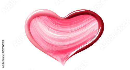 Wallpaper Mural Creative heart-shaped paint design art studio digital artwork contemporary setting close-up view love concept Torontodigital.ca