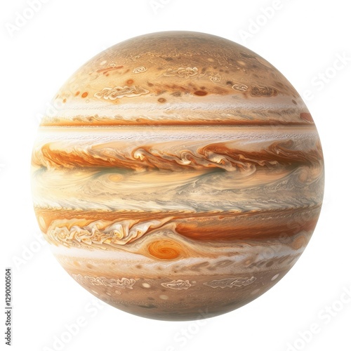 Flawless Image of a Photo Perigee, Isolated on a White Background