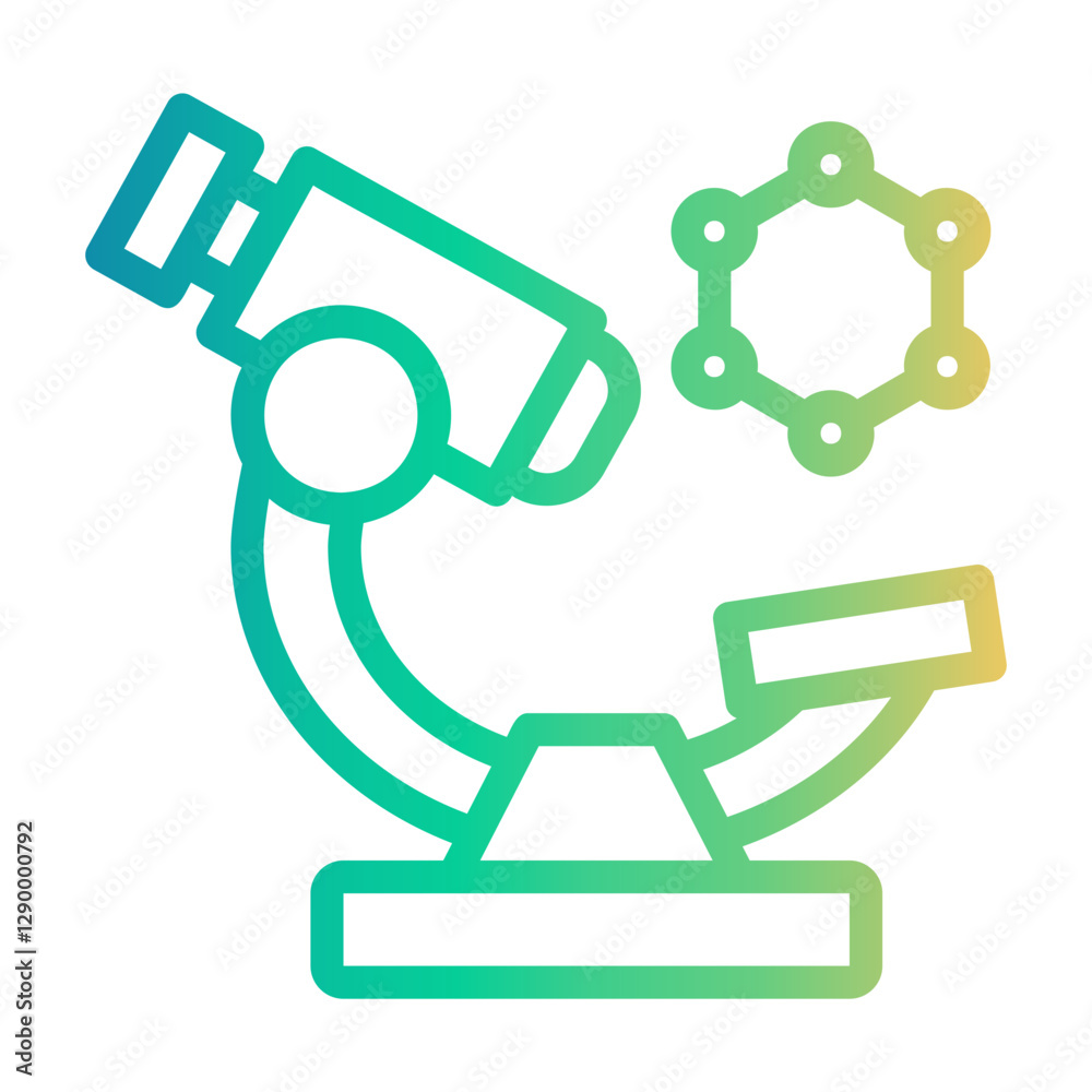 scientific Line Gradient Icon scientific Line Gradient Icon