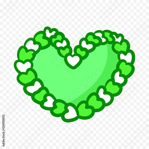 Doodle Hearts hand drawn love hearts Vector illustration