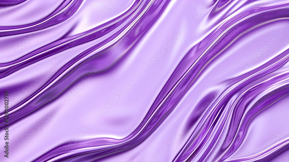 Obraz premium Vibrant purple digital landscape, abstract design, smooth gradients, modern aesthetic, ideal for creative projects or online platforms.