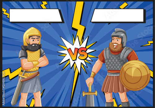 Epic Battle: Warriors Face Off