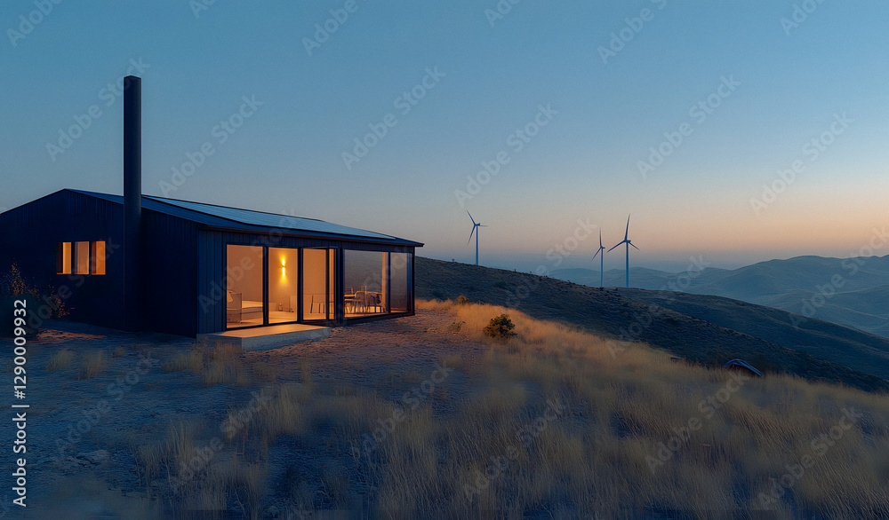 Fototapeta premium Modern Eco-Friendly Home