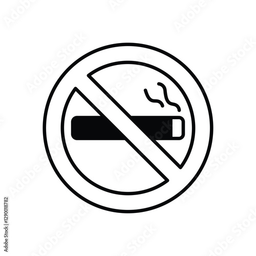 No Smoking Vector icon