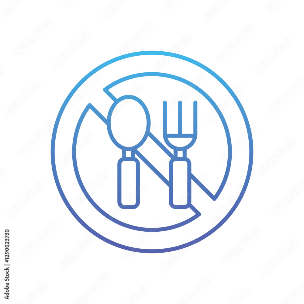 No Food Vector icon No Food Vector icon