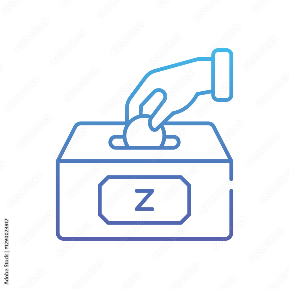 Fototapeta premium Zakat Vector icon