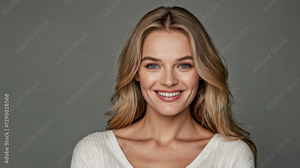 Fototapeta premium アジア人女性のポートレート（スキンケア・エステサロン）