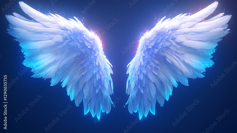 Fototapeta premium Wings, wallpaper, the beautiful symbol of freedom