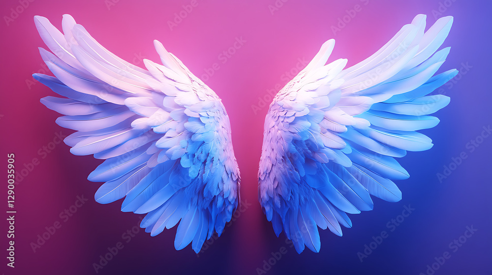 Fototapeta premium Wings, wallpaper, the beautiful symbol of freedom