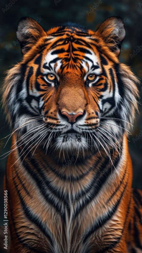 Fototapeta premium Tiger wildlife animal mammal.