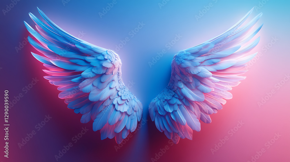 Fototapeta premium Wings, wallpaper, the beautiful symbol of freedom