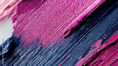 Vibrant Pink Paint Texture Close Up and Detailed , vertical video