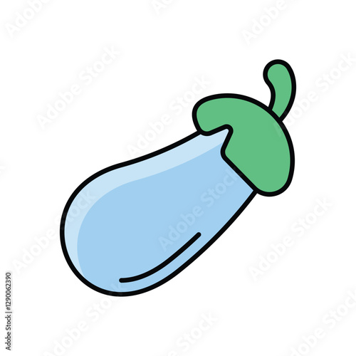 Eggplant Vector icon