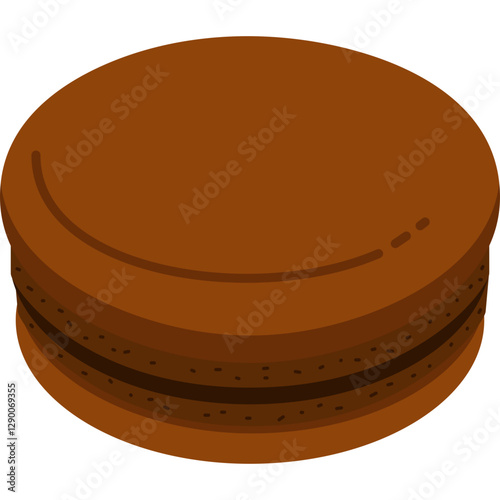 Flat Macaroon Illustration