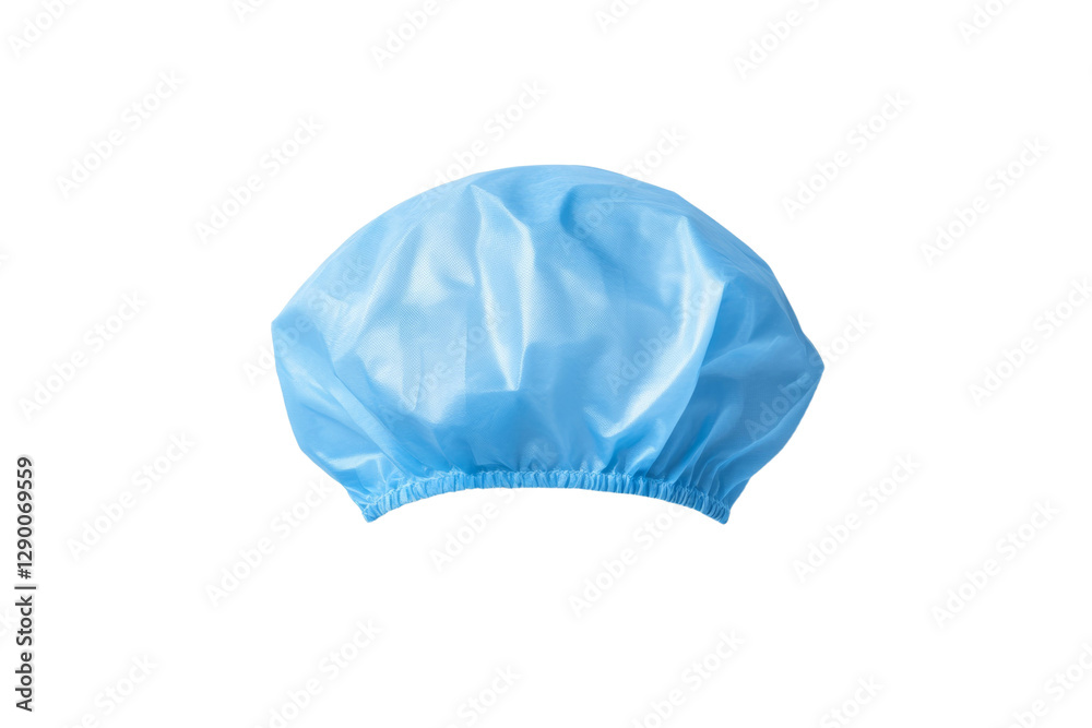 Blue plastic cap with a white border, isolated Blue plastic cap with a white border, isolated