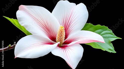 Blooming magnolia flower nature botanical photography close-up vibrant colors